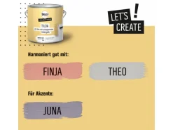 CREATE! by OBI Lieblingsfarben Wandfarbe Tilda Hafergelb matt 2,5 l