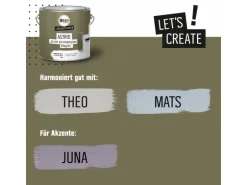 CREATE! by OBI Lieblingsfarben Wandfarbe Astrid Olivgrün matt 2,5 l