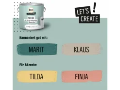 CREATE! by OBI Lieblingsfarben Wandfarbe Wilma Wasserblau matt 2,5 l