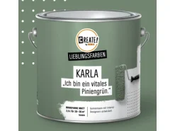 CREATE! by OBI Lieblingsfarben Wandfarbe Karla Piniengrün matt 2,5 l