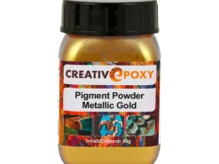 CreativEpoxy Pigment Pulver für Epoxidharz 40 g Gold Metallic
