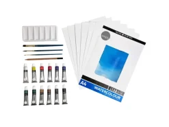 Daler Rowney Simply Aquarellfarbenset sortierte Farben 25 teilig