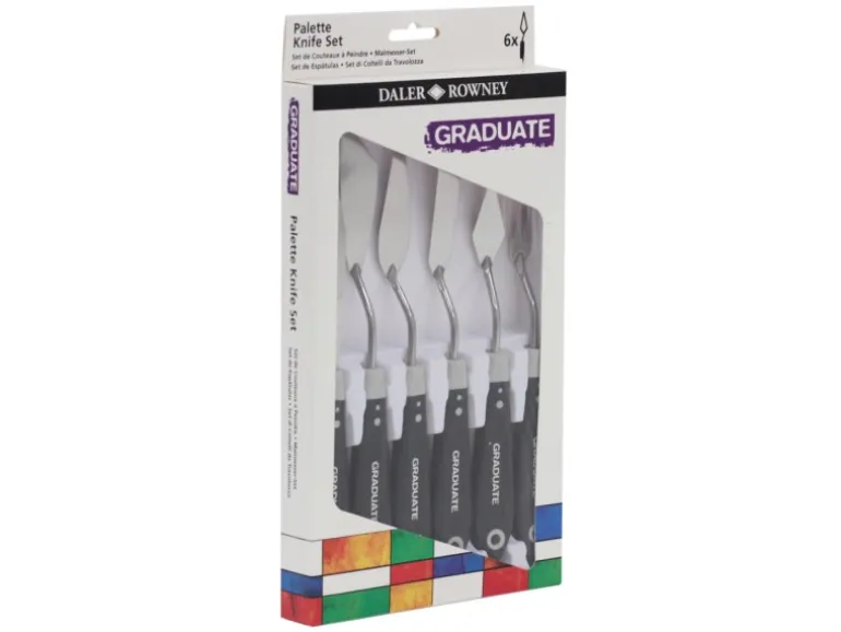 Daler-Rowney Daler-Rowney Palettenmesser-Satz 6 sortierte Messer