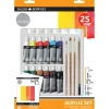 Daler-Rowney Simply Acryl-Mal-Set sortierte Farben 25 teilig