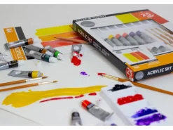 Daler-Rowney Simply Acryl-Mal-Set sortierte Farben 25 teilig