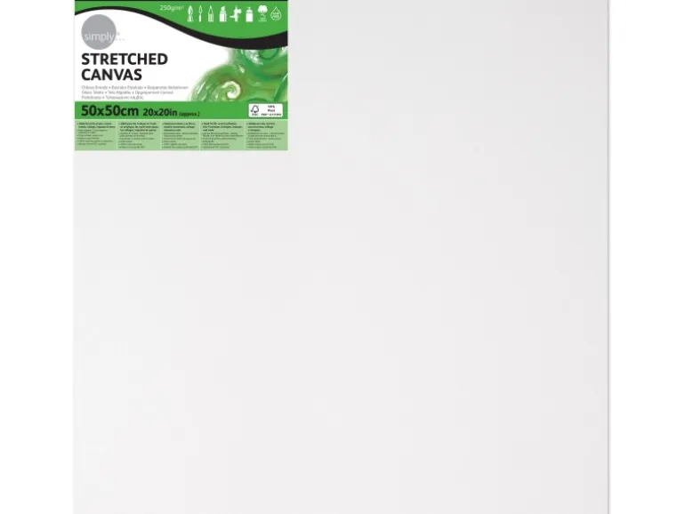 Daler-Rowney Simply bespannter Keilrahmen 50 cm x 50 cm FSC®