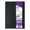 Daler-Rowney Simply Skizzenbuch Mittlere Körnung 100gsm Hardcover A4 Softweiß