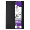 Daler-Rowney Simply Skizzenbuch Mittlere Körnung 100gsm Hardcover A5 Softweiß