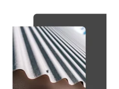 Daprona Traufenbelüftungsprofil Wellenförmig 105cm PVC Schwarz