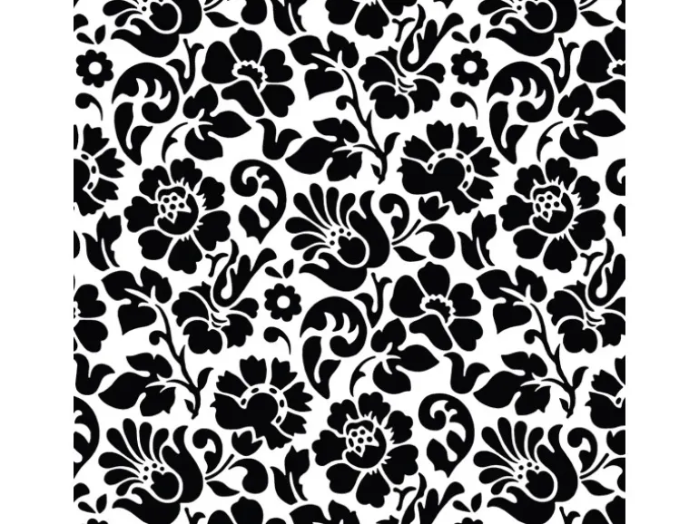 d-c-fix Klebefolie Barock Weiß-Schwarz 45 cm x 200 cm
