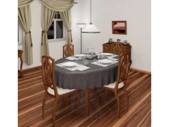 d-c-table Tischdecke Montecarlo Marone Meterware 140 cm breit