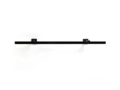 Deco-Raum Gardinenschiene nach Maß 1-Lauf Cube Schwarz 130cm