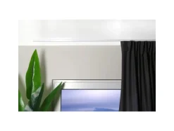 Deco-Raum Gardinenschiene nach Maß 1-Lauf Square Weiß 220cm