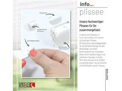 Deco-Raum Plissee Basic ohne Bohren 85x150cm Weiß Blickdicht Klemmfix
