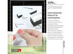 Deco-Raum Plissee Basic ohne Bohren 40x150cm Schwarz Blickdicht Klemmfix