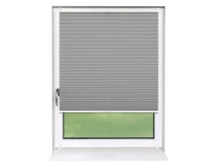 Deco-Raum Plissee Basic ohne Bohren 95x150cm Grau Blickdicht Klemmfix