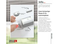 Deco-Raum Plissee Basic ohne Bohren 95x150cm Grau Blickdicht Klemmfix