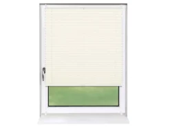 Deco-Raum Plissee Basic ohne Bohren 40x150cm Vanille Blickdicht Klemmfix
