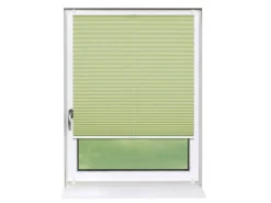 Deco-Raum Plissee Basic ohne Bohren 40x150cm Hellgrün Blickdicht Klemmfix