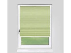Deco-Raum Plissee Basic ohne Bohren 40x150cm Hellgrün Blickdicht Klemmfix