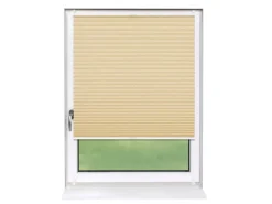 Deco-Raum Plissee Basic ohne Bohren 55x150cm Beige Blickdicht Klemmfix