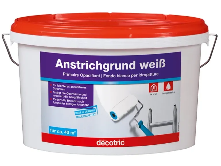 Decotric Anstrichgrund 5 l weiß
