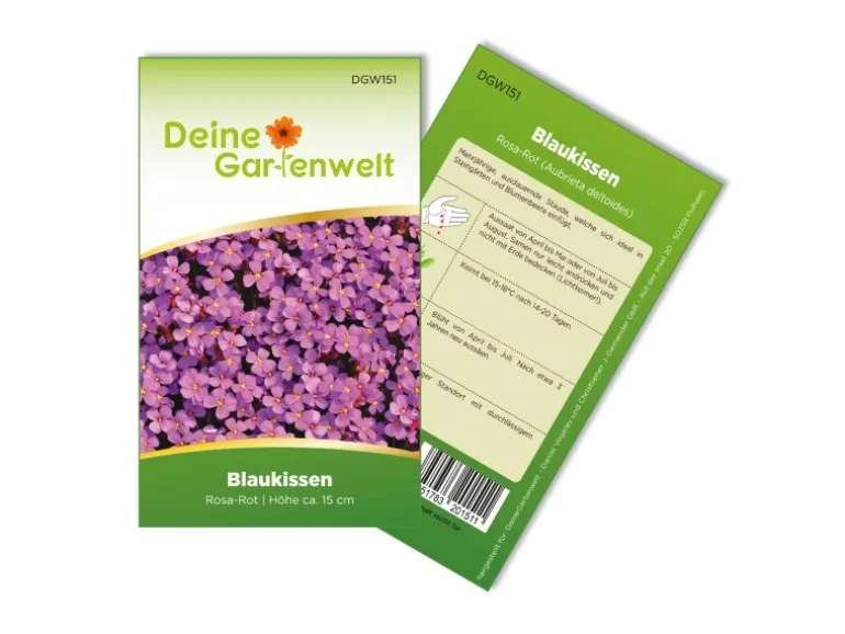 Deine Gartenwelt Blaukissen Rosa-Rot Samen
