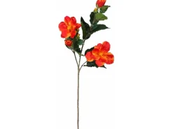 Deko Hibsikuszweig 76 cm Orange