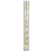 Deko-Eier 8er Set Polystyrol Ø 3,5 cm x 5 cm Weiß Gold