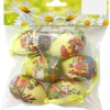 Dekoeier-Set Bunt 6 cm 6-teilig