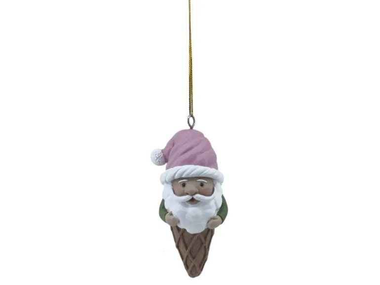 Dekofigur Anhänger Weihnachtsmann 11,5 cm
