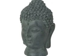 Dekofigur Buddha Grau 9 cm x 15 cm