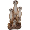 Dekofigur Erdmännchen-Familie 39 cm