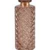 Deko-Flasche Safari Lodge Glas 5,5 cm x 13 cm Rosa