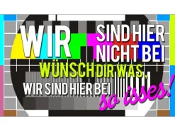Dekopanel mit Sprüchemotiv 27 cm x 15 cm Wünsch Dir Was