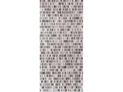 Dekorationsvorhang Tube Schwarz-Grau-Beige 90 cm x 200 cm