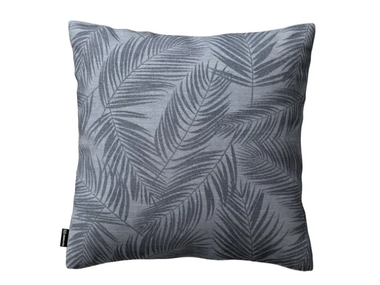 Dekoria Kissenhülle Kinga aus Stoffkollektion Flowers in Graphite-Silbern in 60 x 60 cm