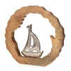 Deko-Ring mit Segelboot 20 cm