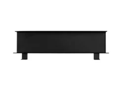 DenPanels Regal schwarz mit 4 Stiften 21,5 cm inkl. Schrauben