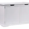 Design Katzenschrank XL Katzenhöhle 95 x 54 x 57,5 cm Weiß