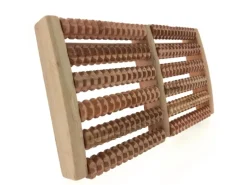 Dewello Hochwertiger Fussroller Fussmassage Stressreduzierung Entspannung Holz 2 X 6 Rollen Über 1000 Massagenoppen