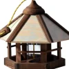 Dobar Design-Vogelhaus Camouflage mit Futter-Silo 35 cm x 35 cm x 29 cm