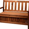 Dobar Gartenbank 2-Sitzer Kiefernholz geölt Braun 89 x 115 x 58 cm FSC®