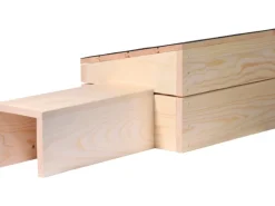 Dobar Igelhaus Bausatz 74,5 x 29 x 24 cm Schwarz FSC®