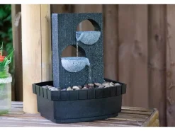 Dobar Indoor-Brunnen 2 Becken 26 cm x 20,5 cm x 16,5 cm