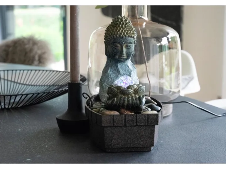 Dobar Indoor-Brunnen Buddha 27 cm x 20,5 cm x 16,5 cm