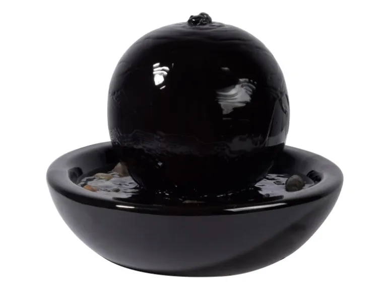 Dobar Indoor-Brunnen Kugel 19,1 cm x 24 cm x 24 cm x