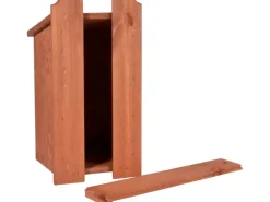 Dobar Nistkasten mit Siebdruckmotiv Star Ø 45 mm 19 x 20 x 38 cm Kiefer FSC®