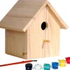 Dobar Nistkasten zum Bemalen 17,5 cm x 15,5 cm x 20,5 cm