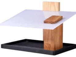 Dobar Vogelfutterhaus Futura I mit Futter-Silo für Wildvögel 35 cm x 24 cm Holz
